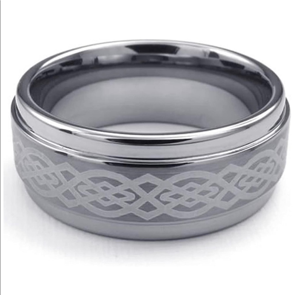 Konov Men’s Tungsten Celtic Band